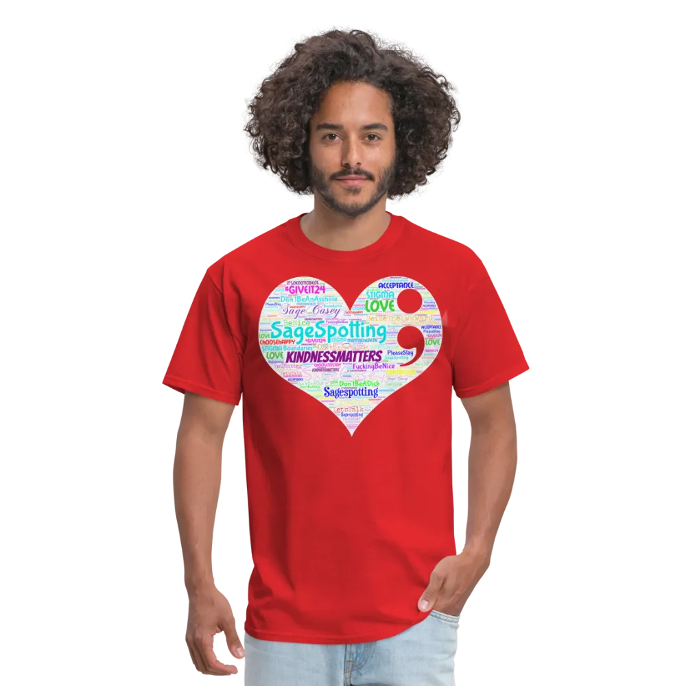 2023 Rainbow Party HEART Tee Unisex/Mens *SWEARY*