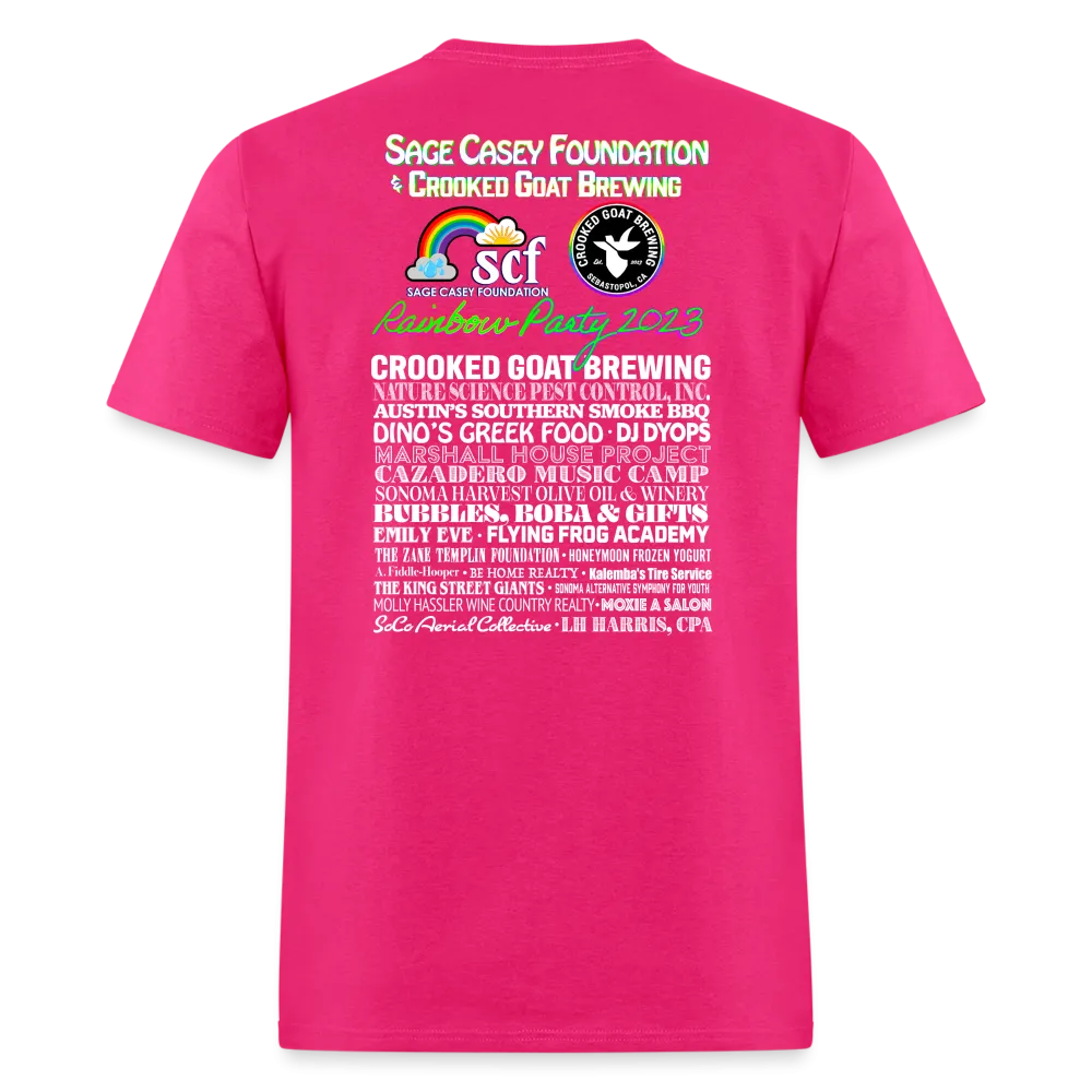 2023 Rainbow Party HEART Tee Unisex/Mens *SWEARY*