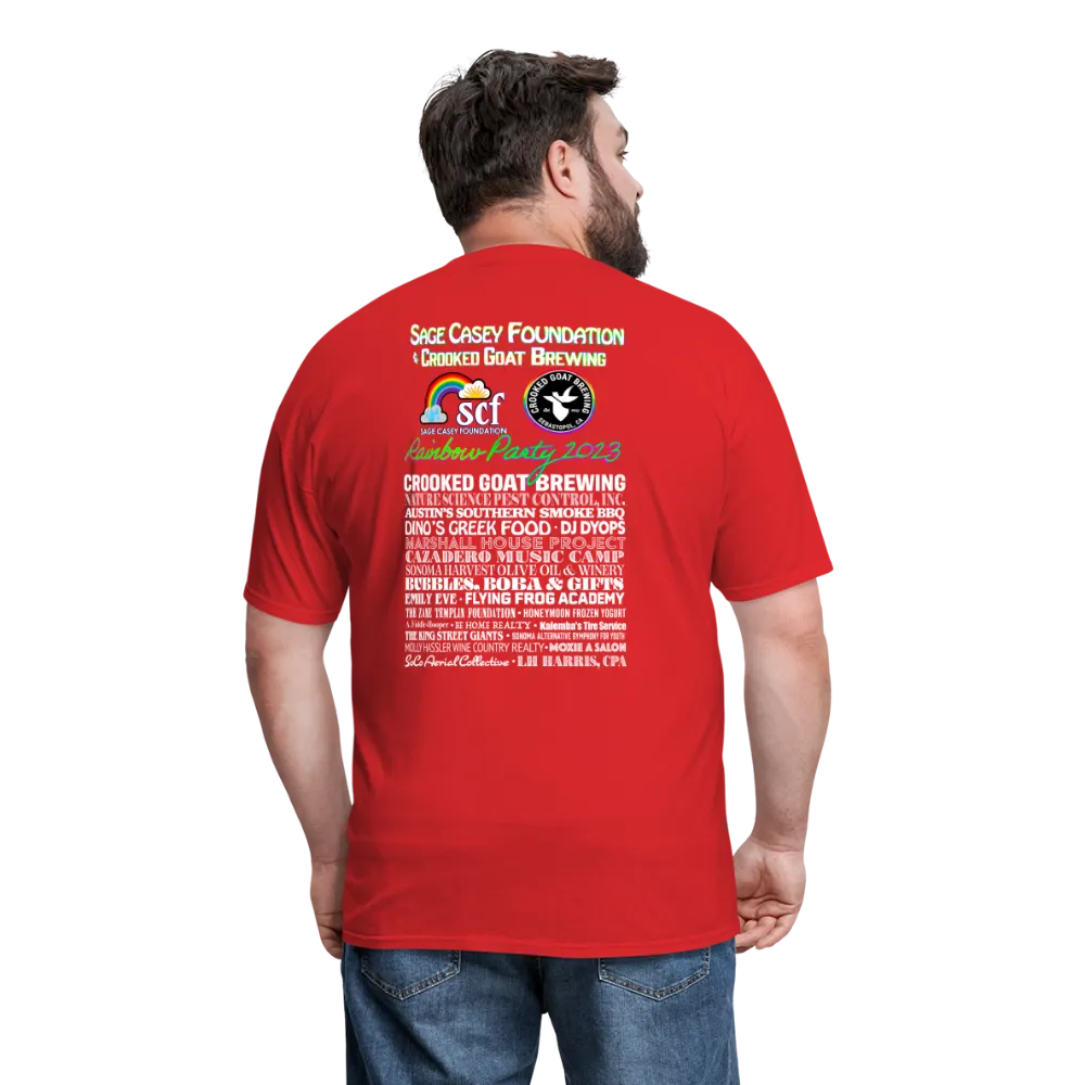 2023 Rainbow Party HEART Tee Unisex/Mens *SWEARY*
