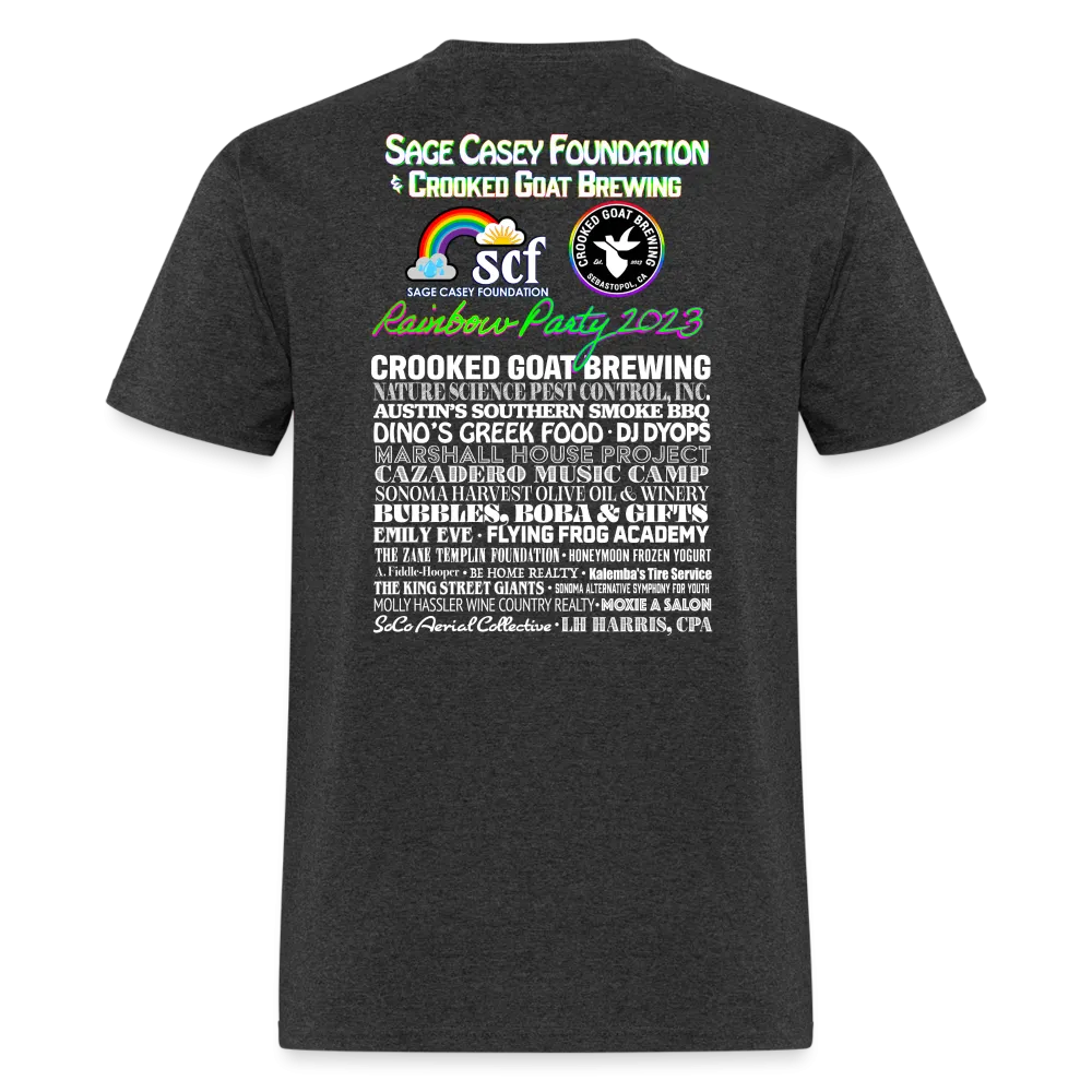 2023 Rainbow Party HEART Tee Unisex/Mens *SWEARY*