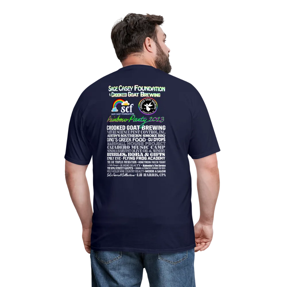 2023 Rainbow Party HEART Tee Unisex/Mens *SWEARY*