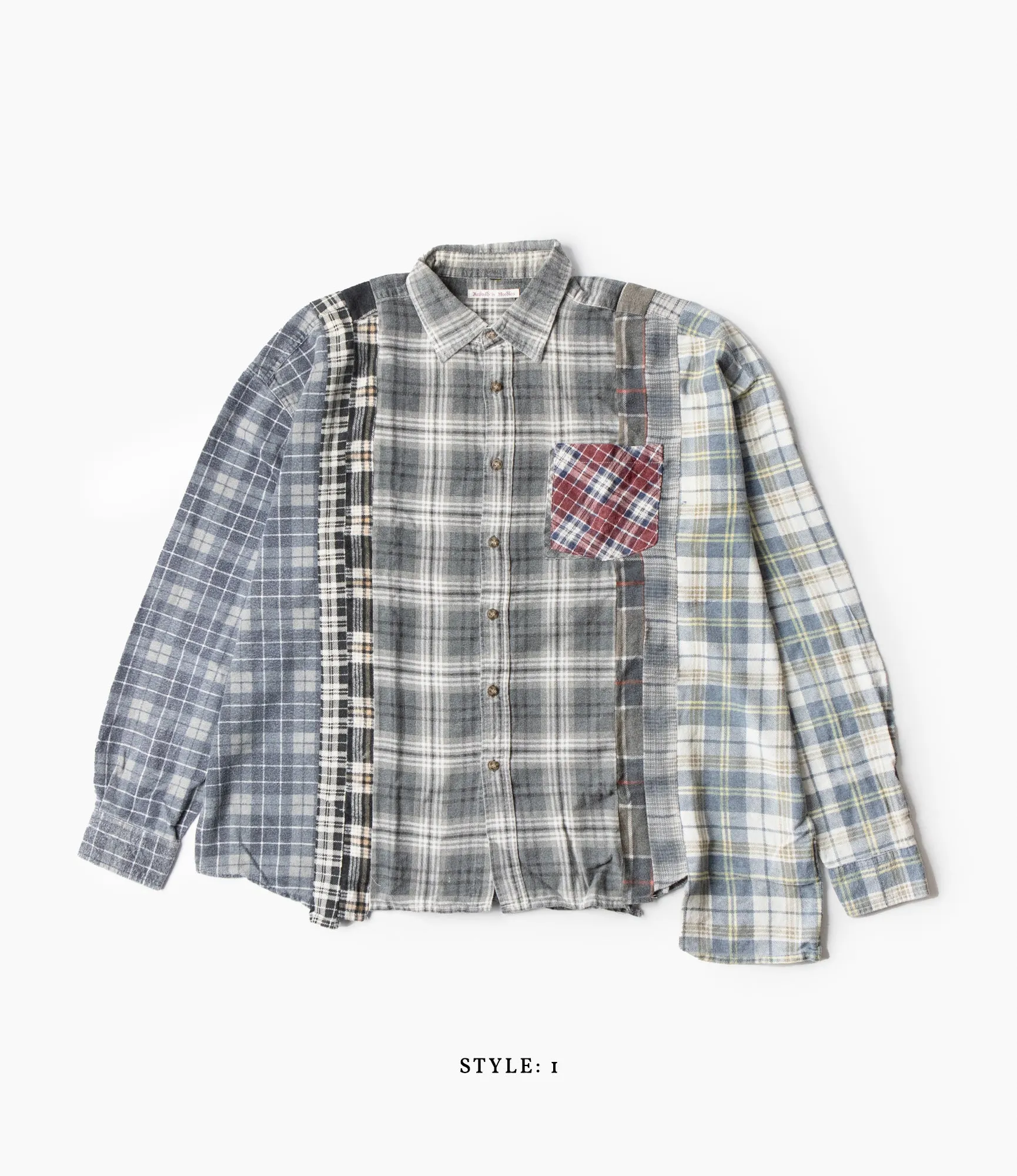 7 Cuts Wide Flannel Shirt