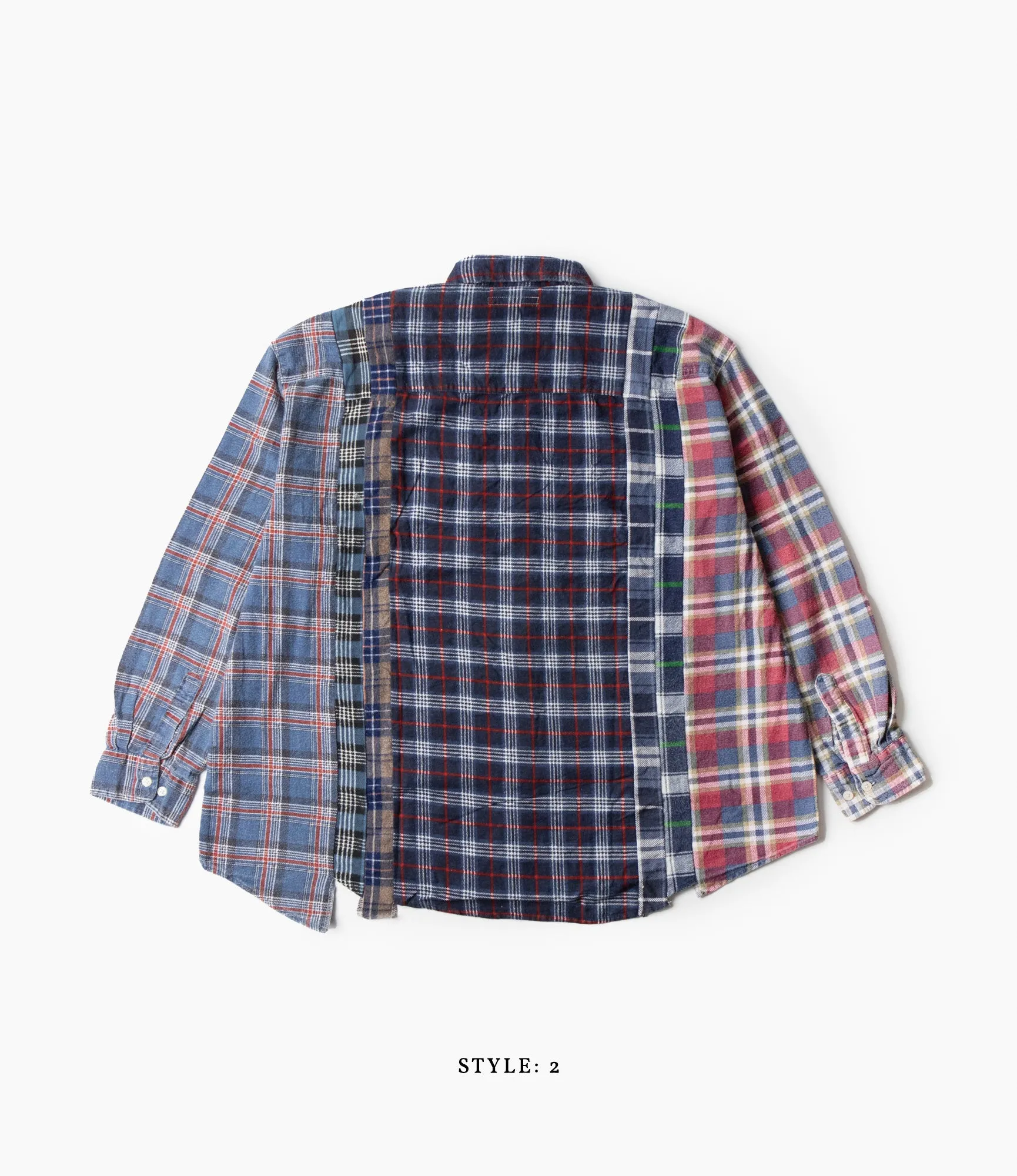 7 Cuts Wide Flannel Shirt