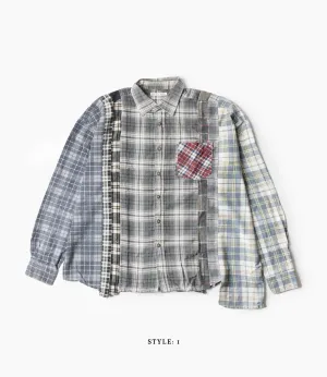 7 Cuts Wide Flannel Shirt
