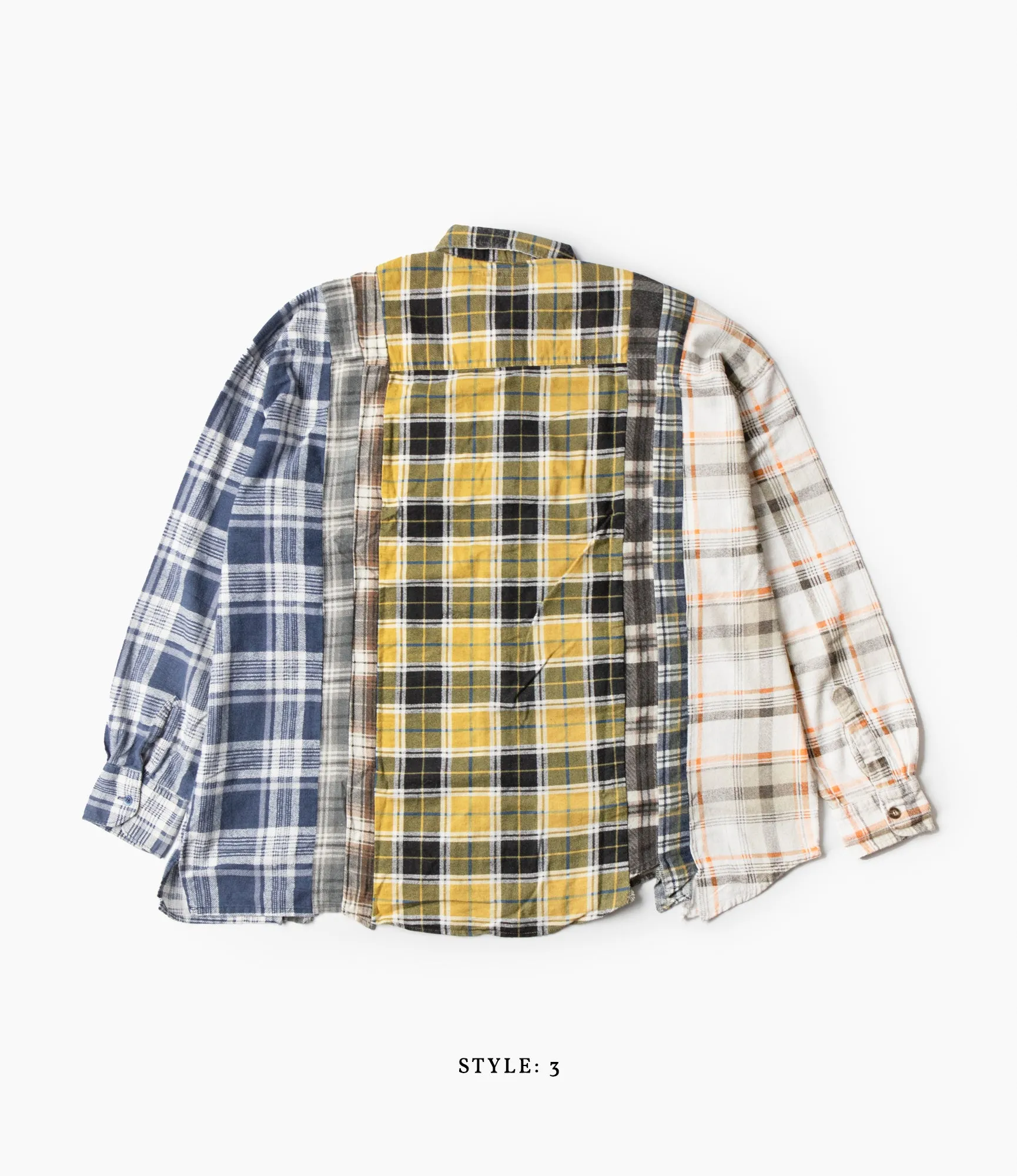 7 Cuts Wide Flannel Shirt