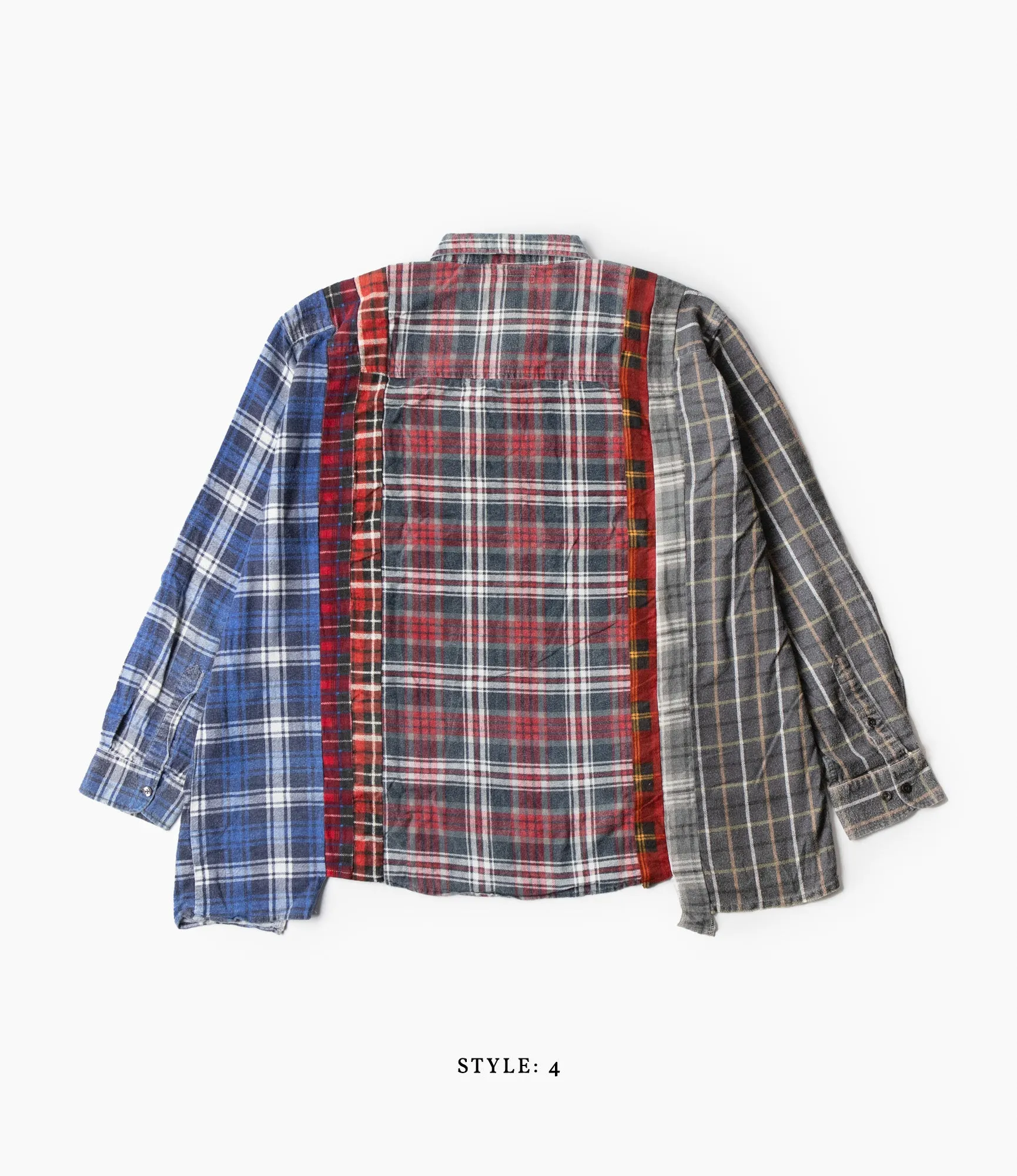 7 Cuts Wide Flannel Shirt