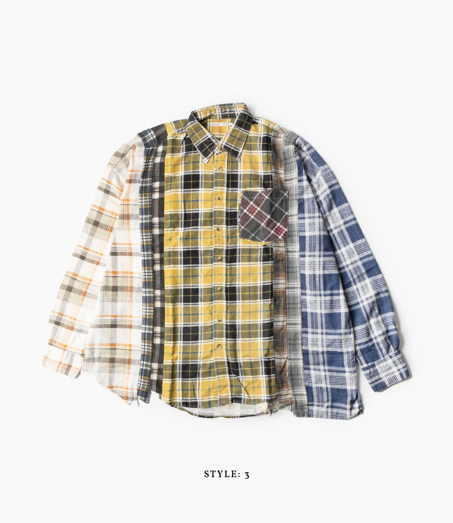 7 Cuts Wide Flannel Shirt