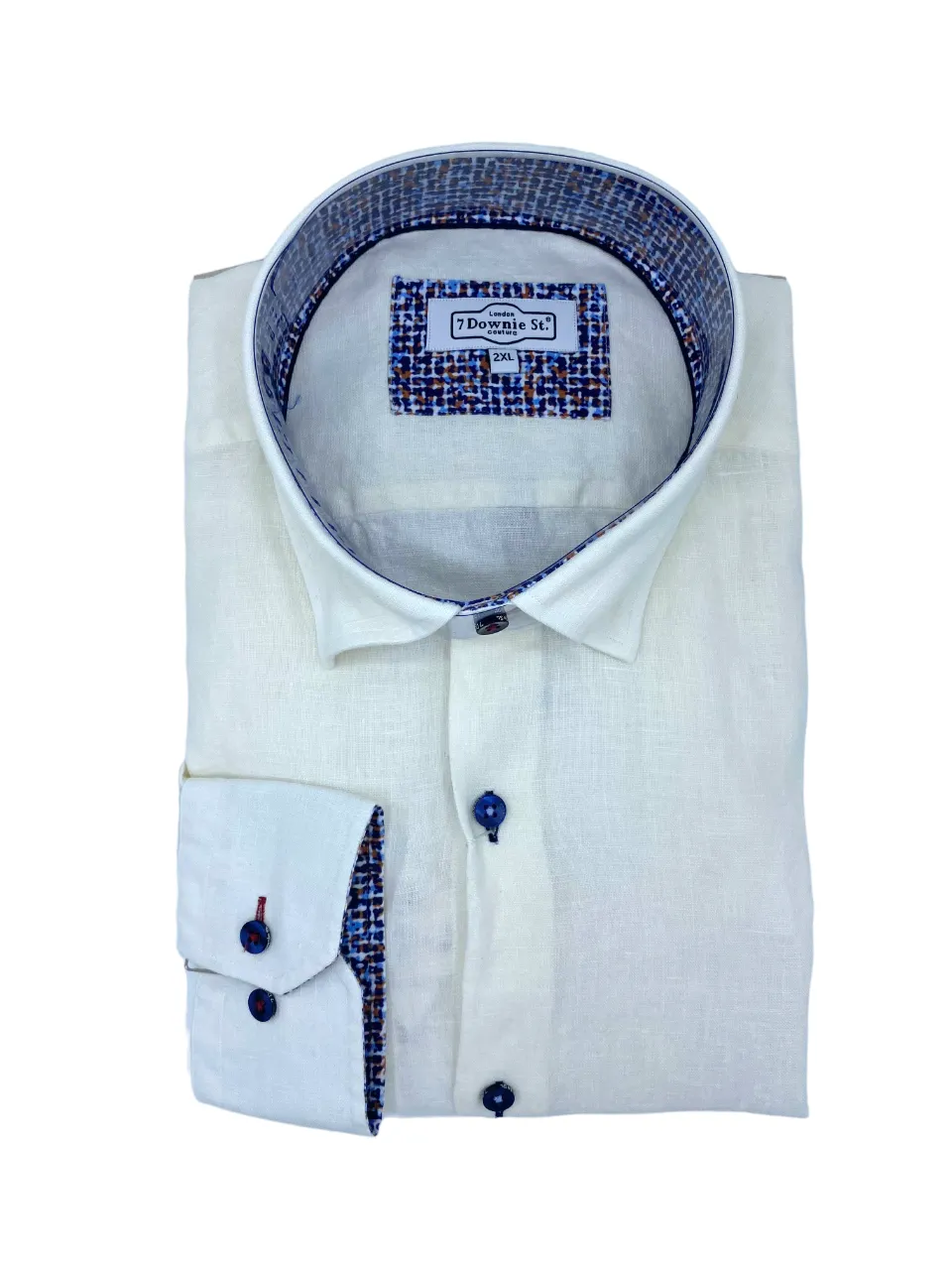 7 Downie St 100% Linen Sportshirt Assorted