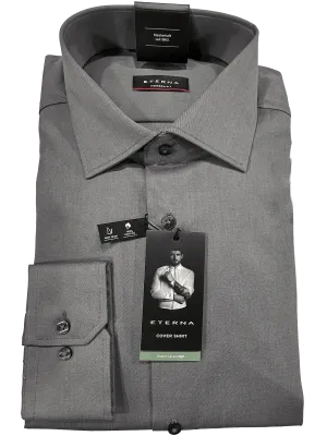 8817/35 Dark-Grey Business L/S Modern Fit Shirt