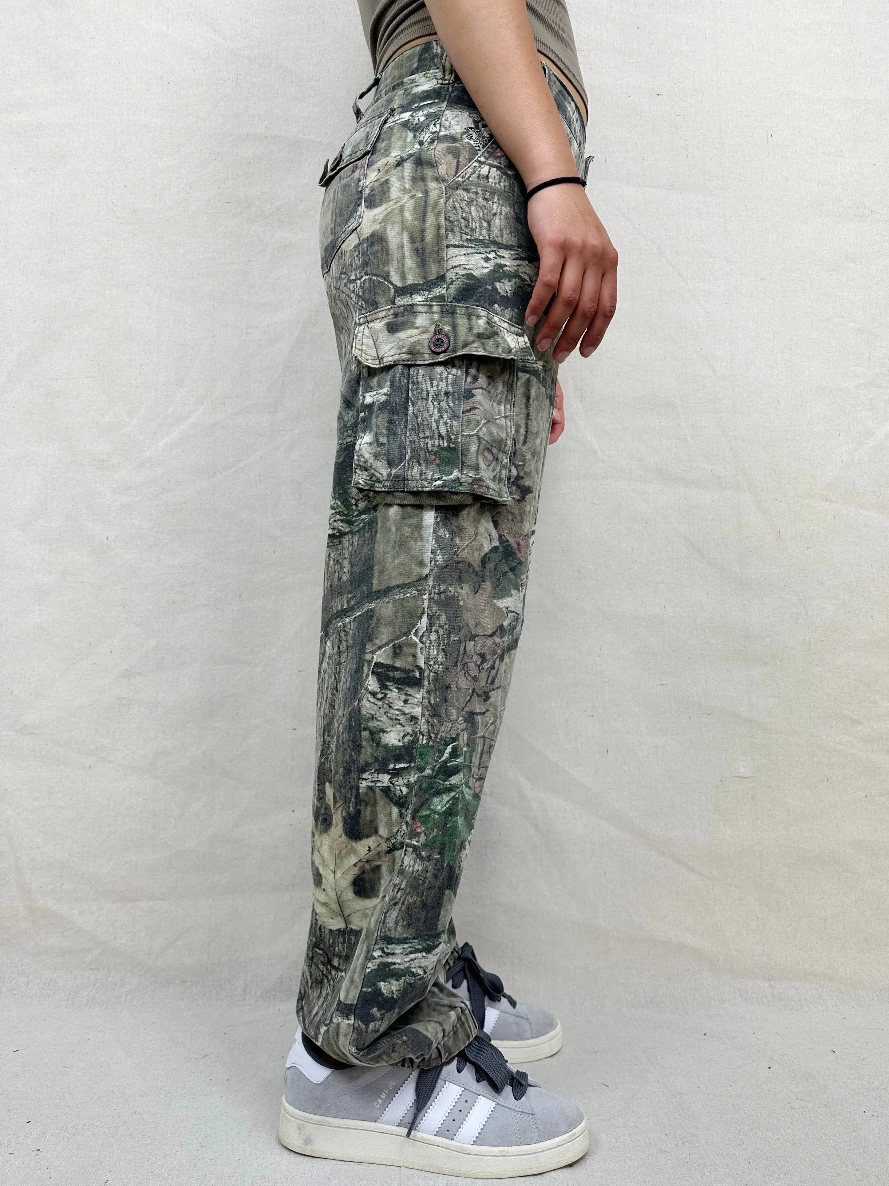 90's Mossyoak Realtree Camo Vintage Cargo Pants Size 30x30