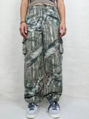 90's Mossyoak Realtree Camo Vintage Cargo Pants Size 30x30