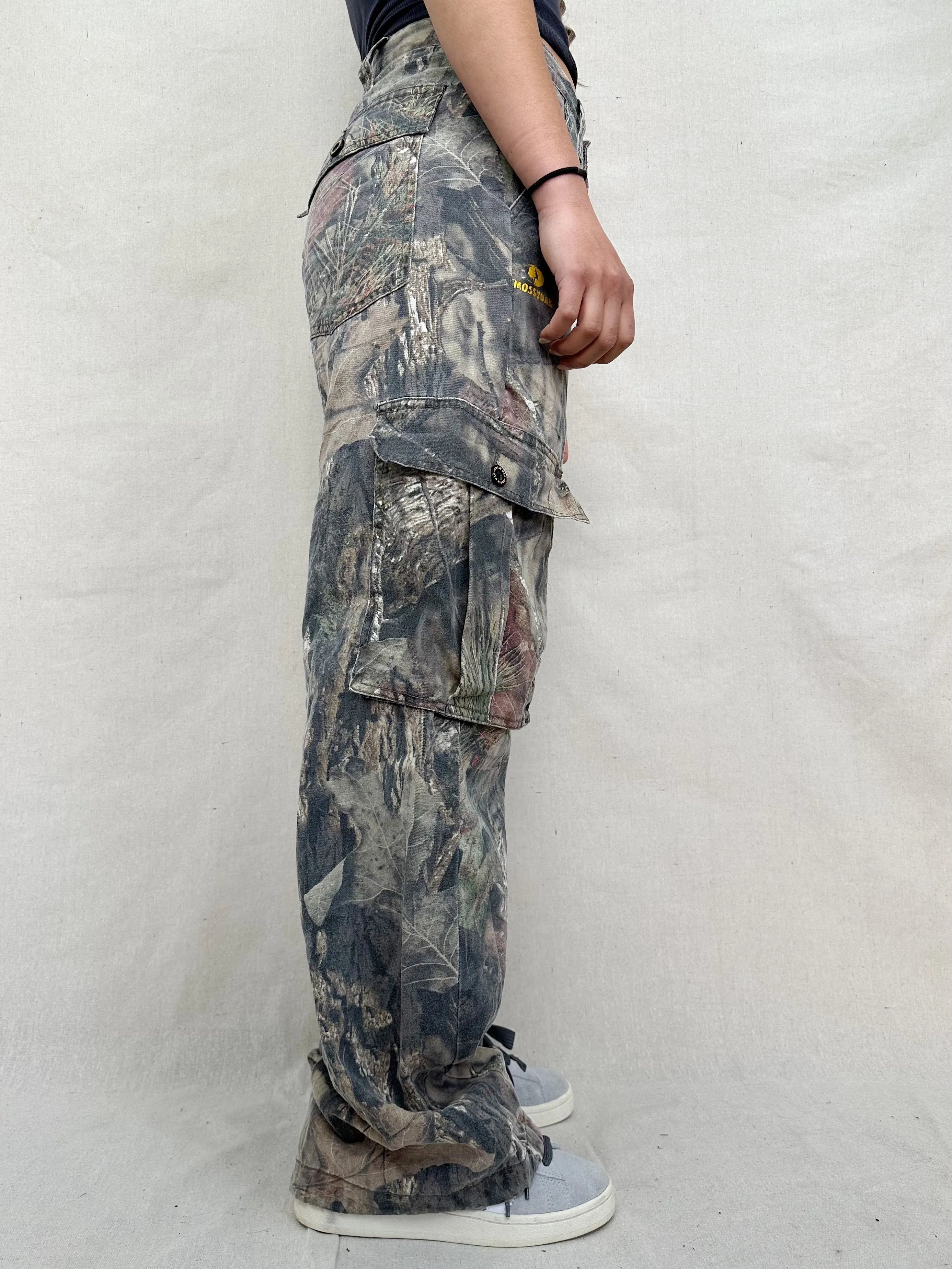 90's Mossyoak Realtree Camo Vintage Cargo Pants Size 30x32