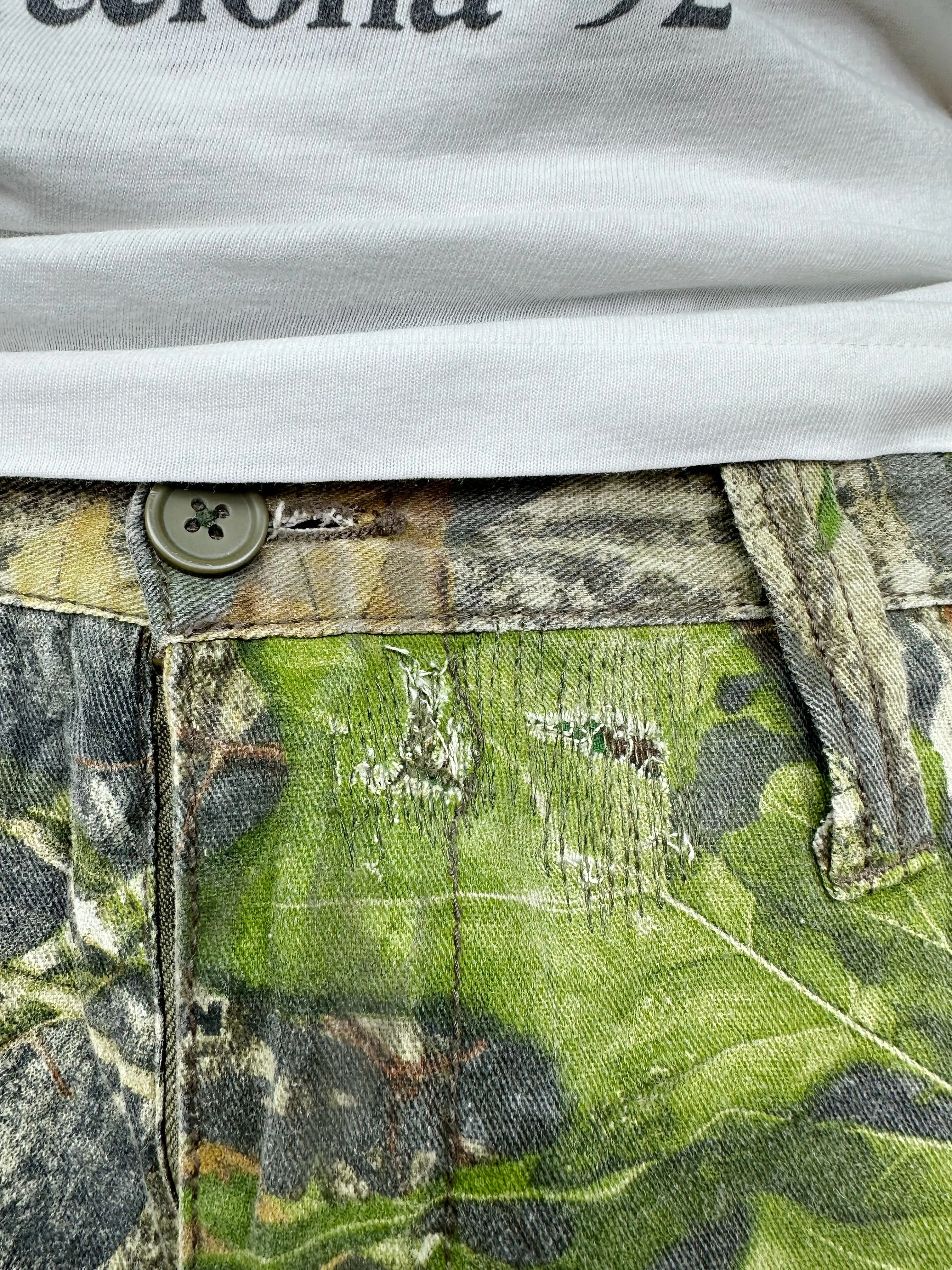 90's Mossyoak Realtree Camo Vintage Cargo Pants Size 32x32