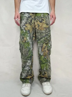 90's Mossyoak Realtree Camo Vintage Cargo Pants Size 32x32