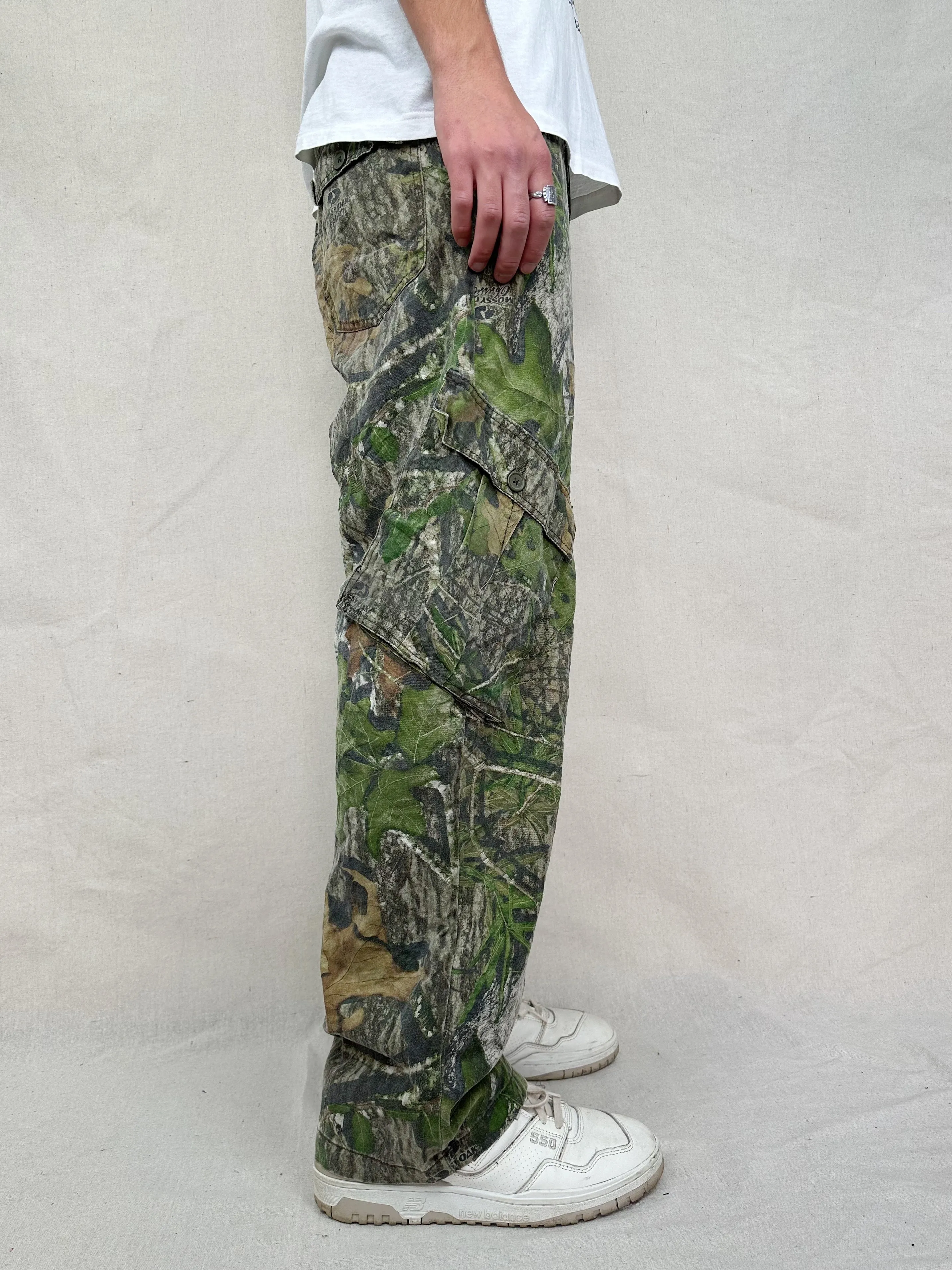 90's Mossyoak Realtree Camo Vintage Cargo Pants Size 32x32