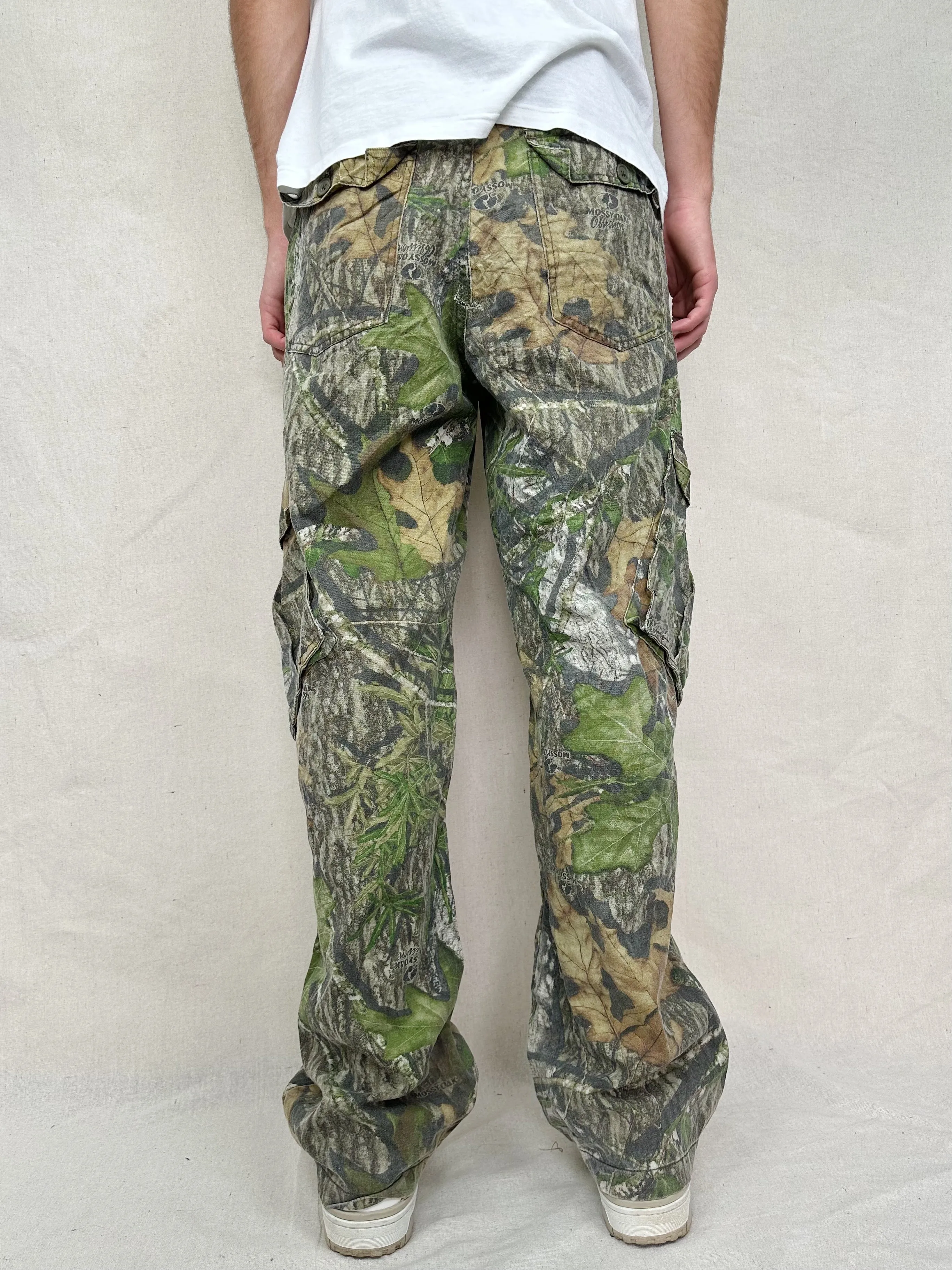 90's Mossyoak Realtree Camo Vintage Cargo Pants Size 32x32