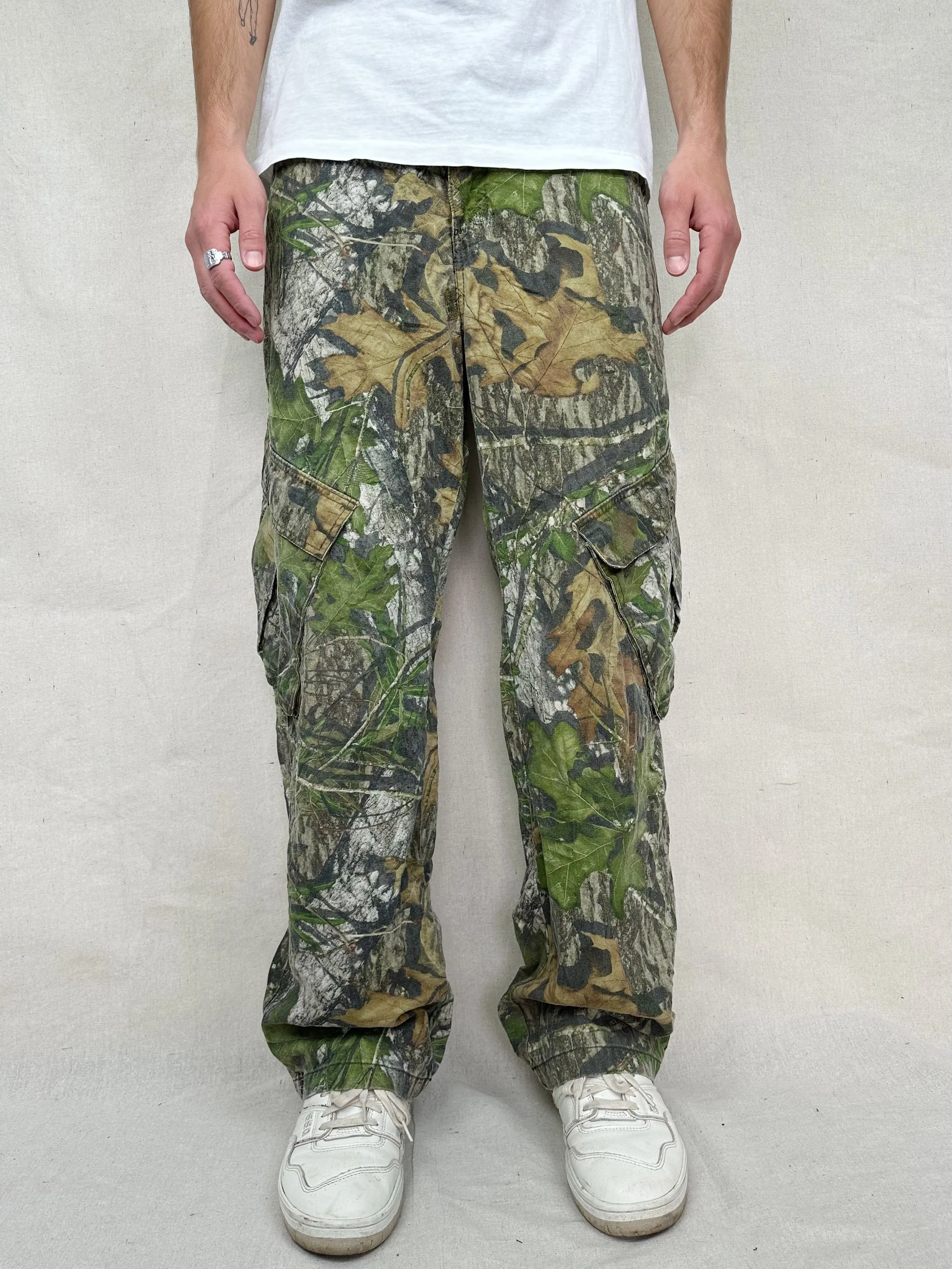 90's Mossyoak Realtree Camo Vintage Cargo Pants Size 32x32