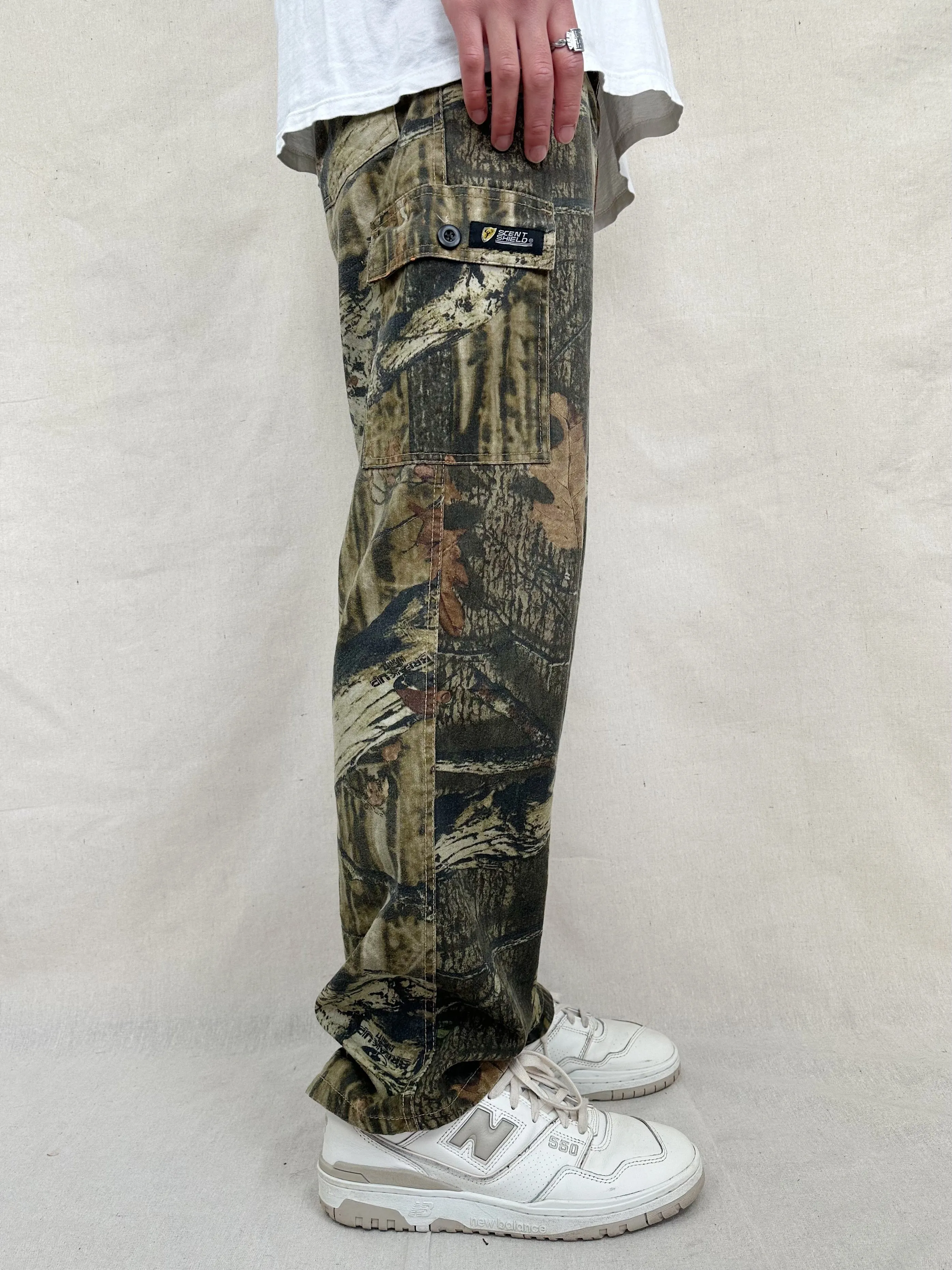 90's Realtree Camo Vintage Cargo Pants Size 33x31