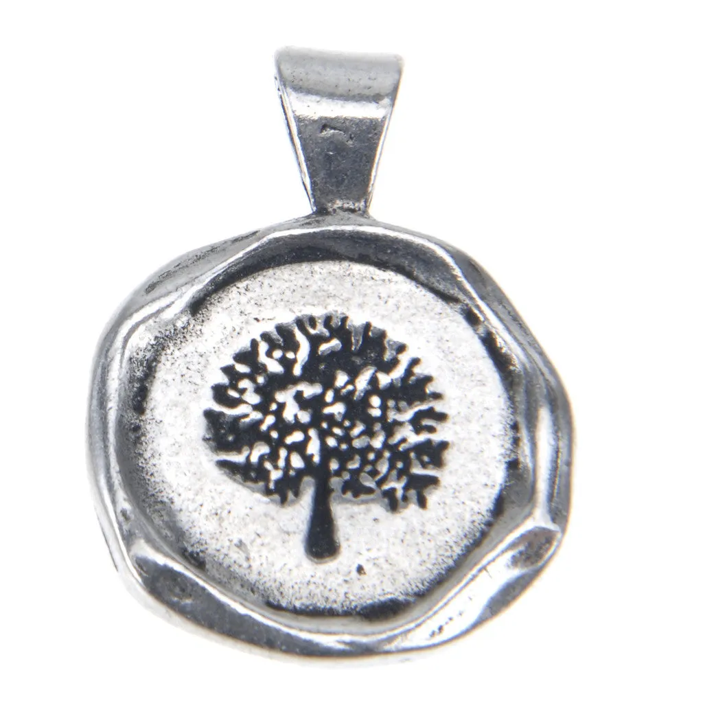 Acai Seeds Of Life Bracelet with Wax Seal - Baby Blue Beads