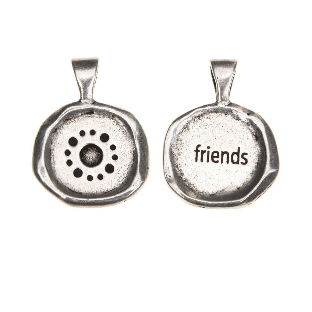 Acai Seeds Of Life Bracelet with Wax Seal - Baby Blue Beads