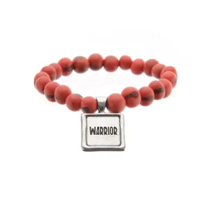 Acai Seeds of Life Bracelet with Wax Seal - Tiger Red Beads