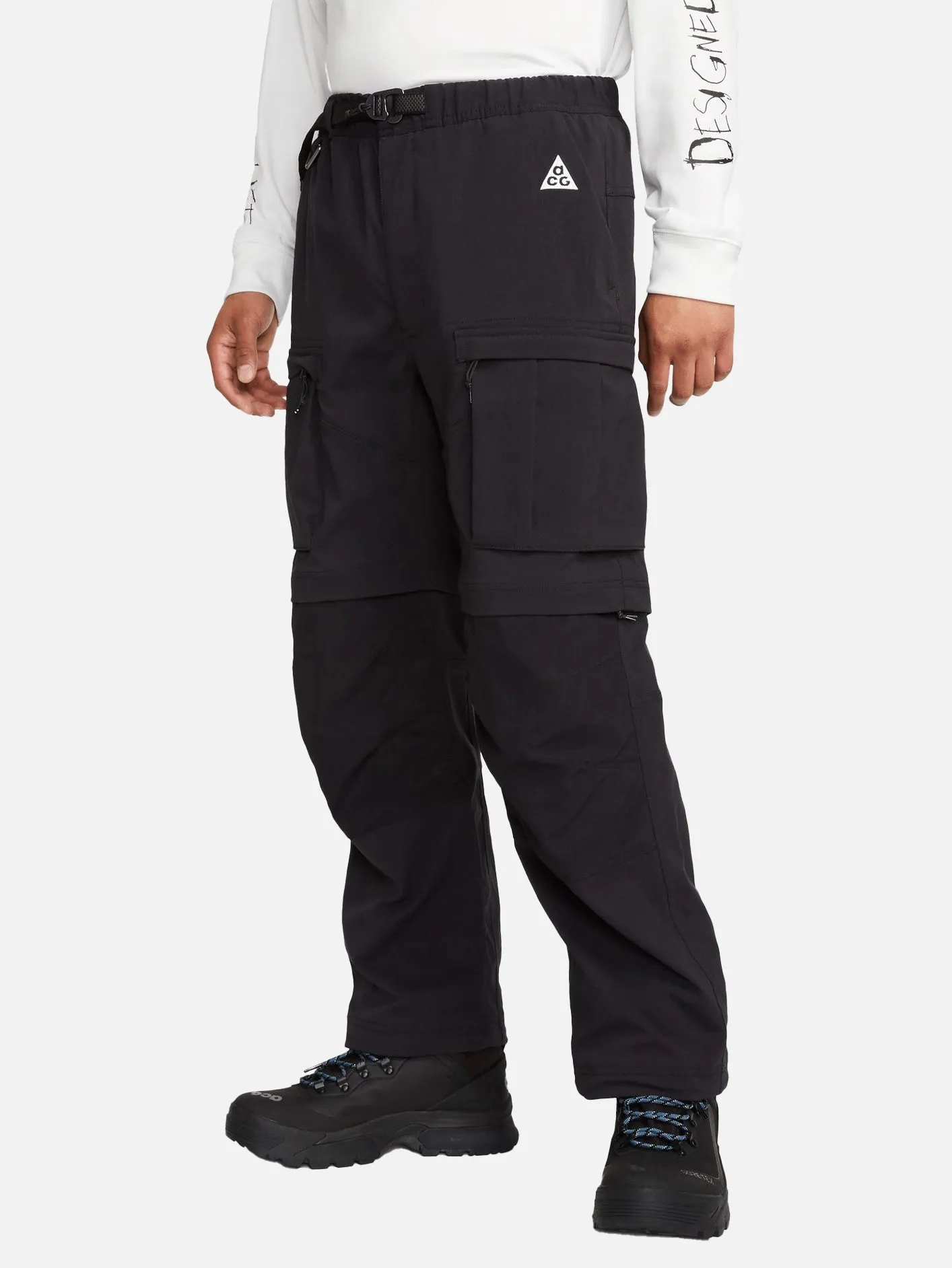 ACG "Smith Summit" Men's Zip-Off Cargo Pants - Black