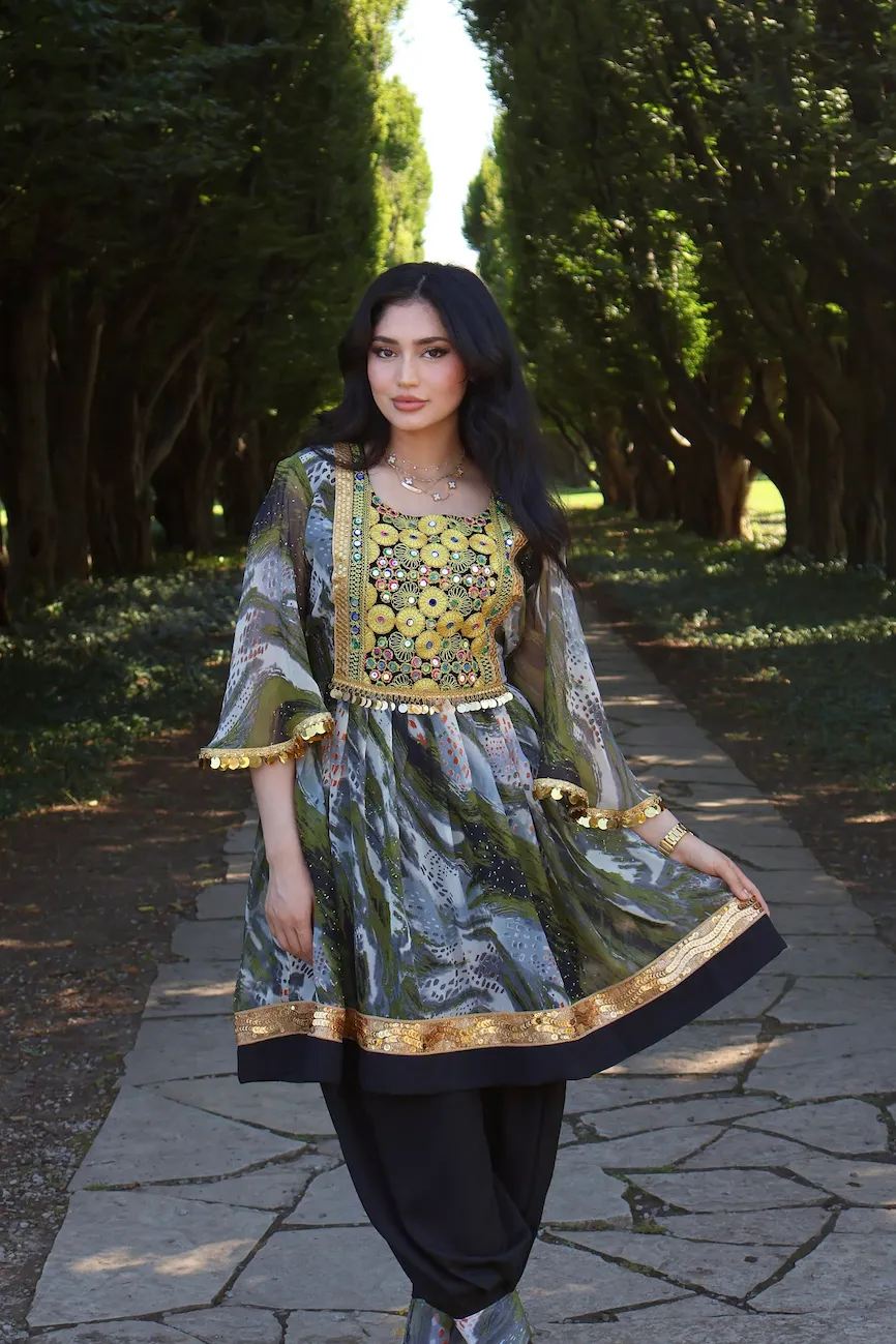Afghan Dress - Amara