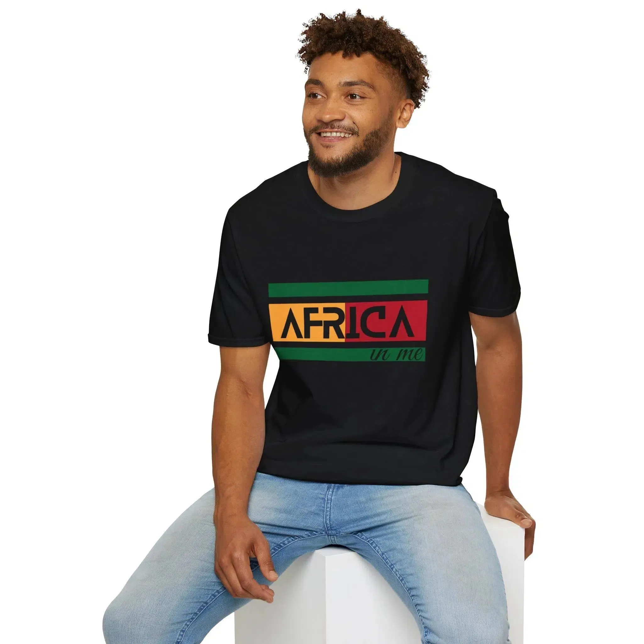 African American T shirts Design Flag
