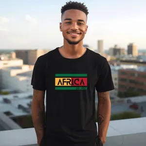 African American T shirts Design Flag