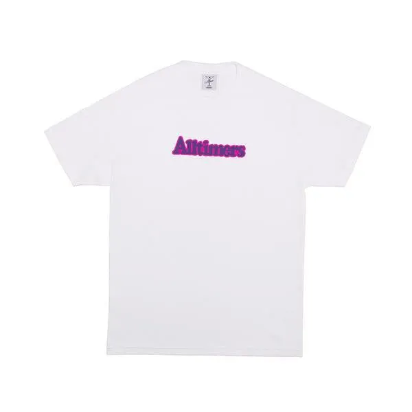 Alltimers Broadway Tee White Purple