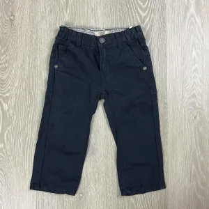 Armani Baby Boys Navy Blue Chino Pants Size 18 Months