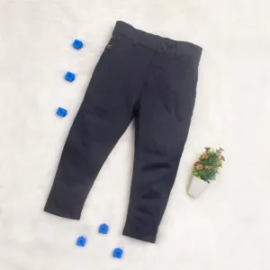 Baby Boy Navy Blue Cotton Chinos