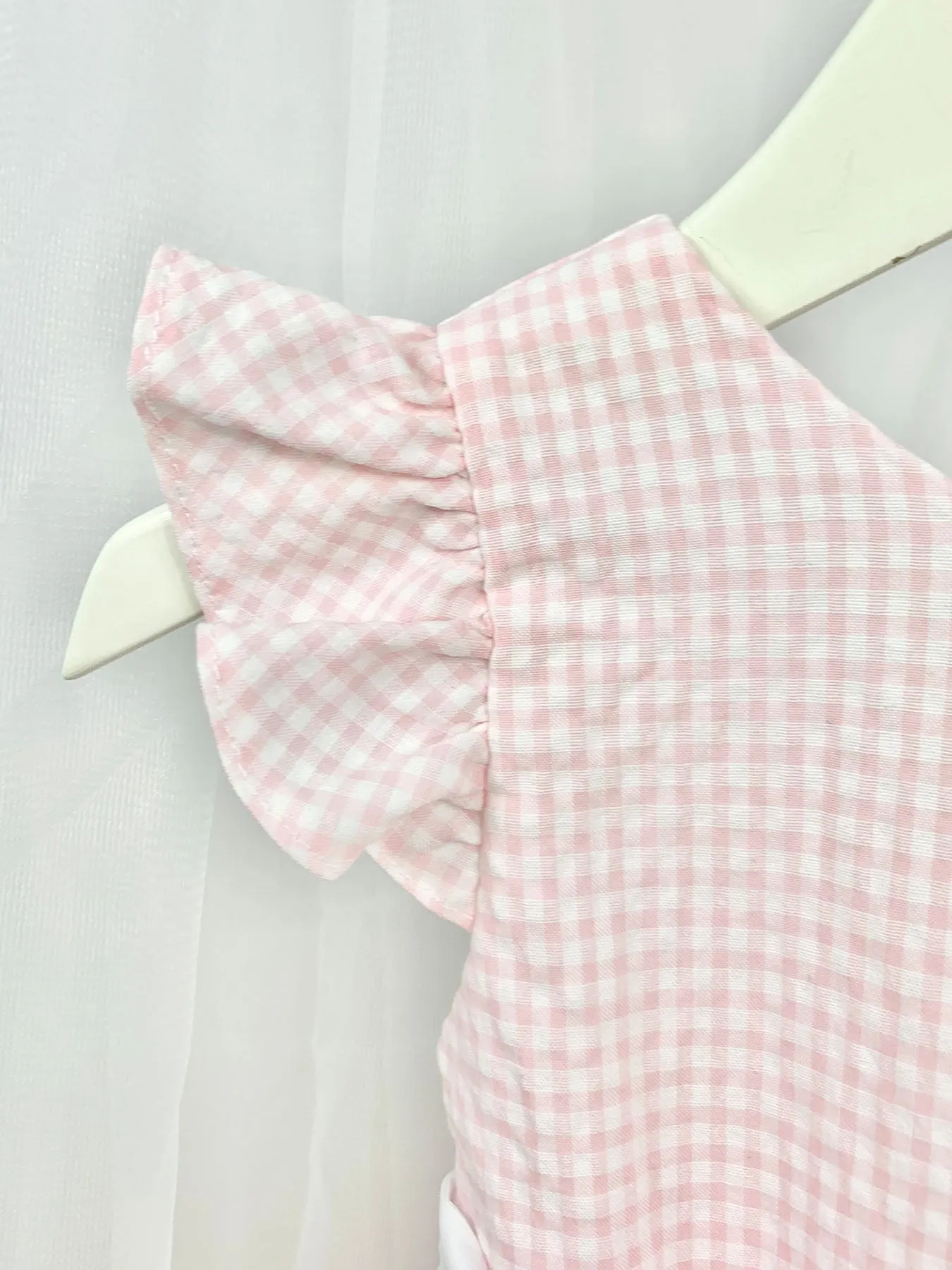 Baby Gi Pink & White Check Dress