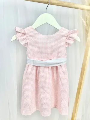 Baby Gi Pink & White Check Dress