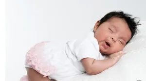 Baby Girls White And Pink Floral Frilly Lace Pants