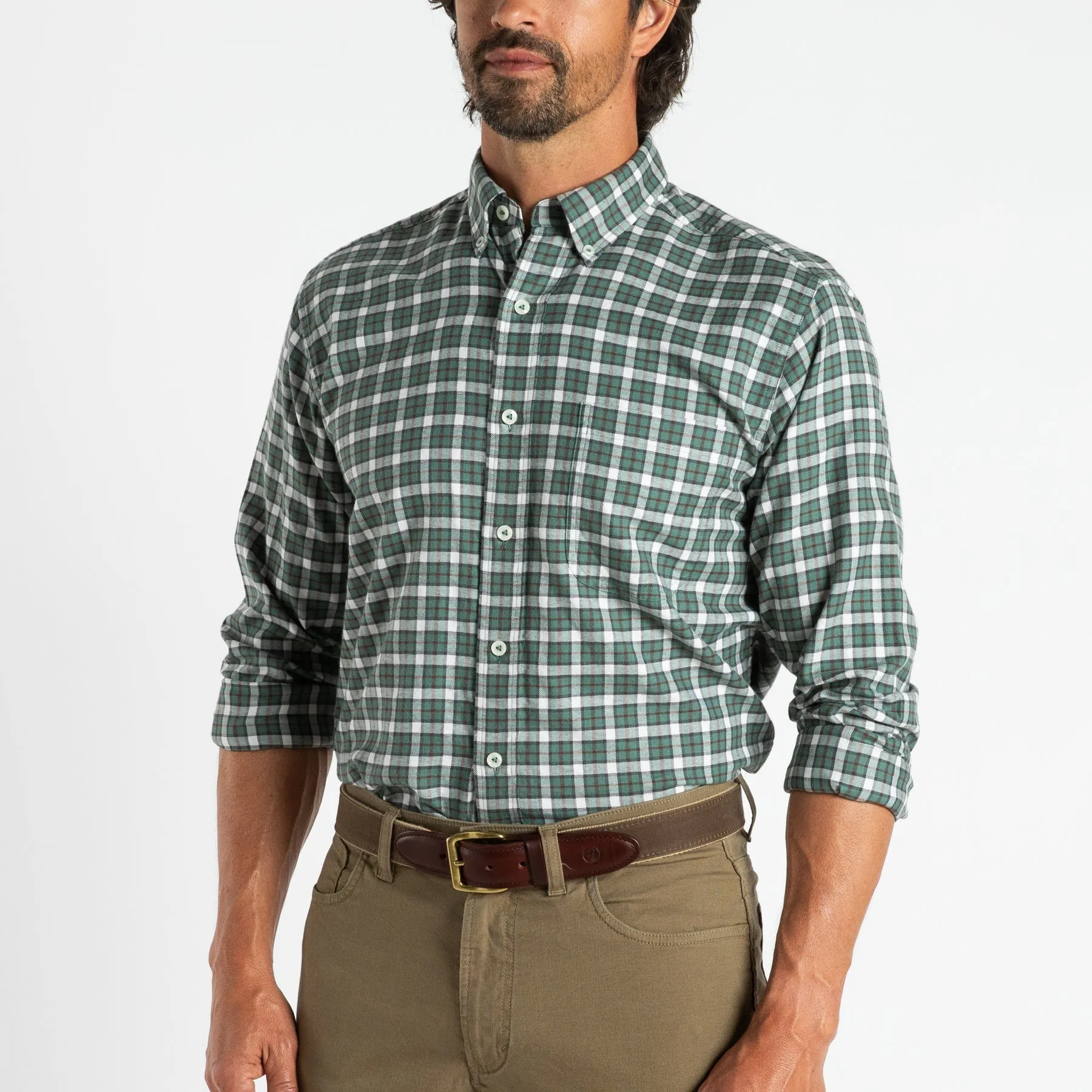 Barron Plaid Flannel Shirt | Duck Head