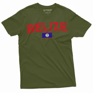 Belize Flag Shirt Belize Patriotic Gifts Belize National Country Flag Logo Tshirts Belizean Shirts