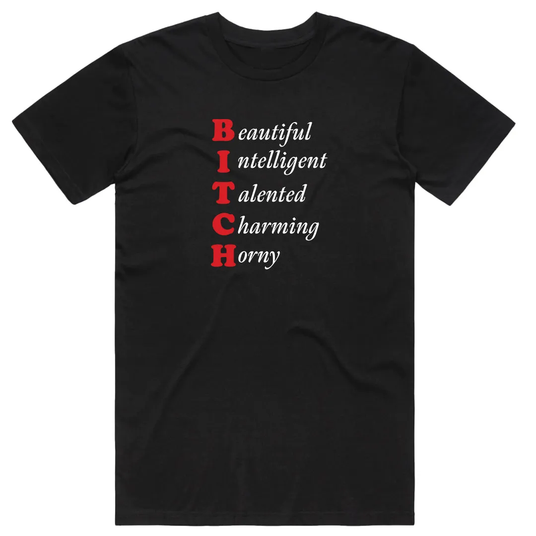 Bitch Acrononym T-shirt