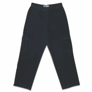 Black Cargo Jeans
