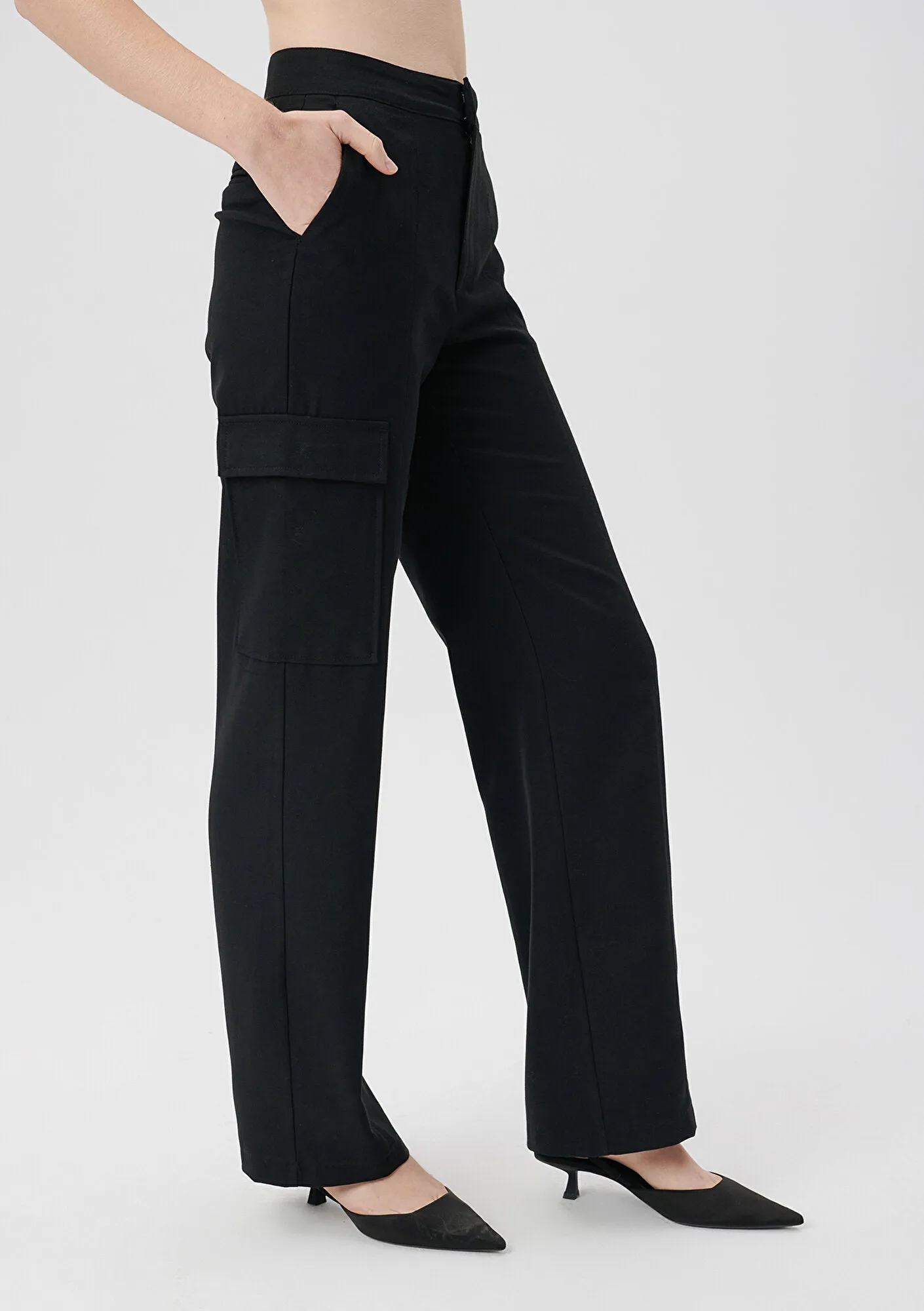 Black Cargo Pants