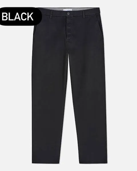 BLACK COTTON Chino Pants| The Solution to Effortless Style and Comfort"