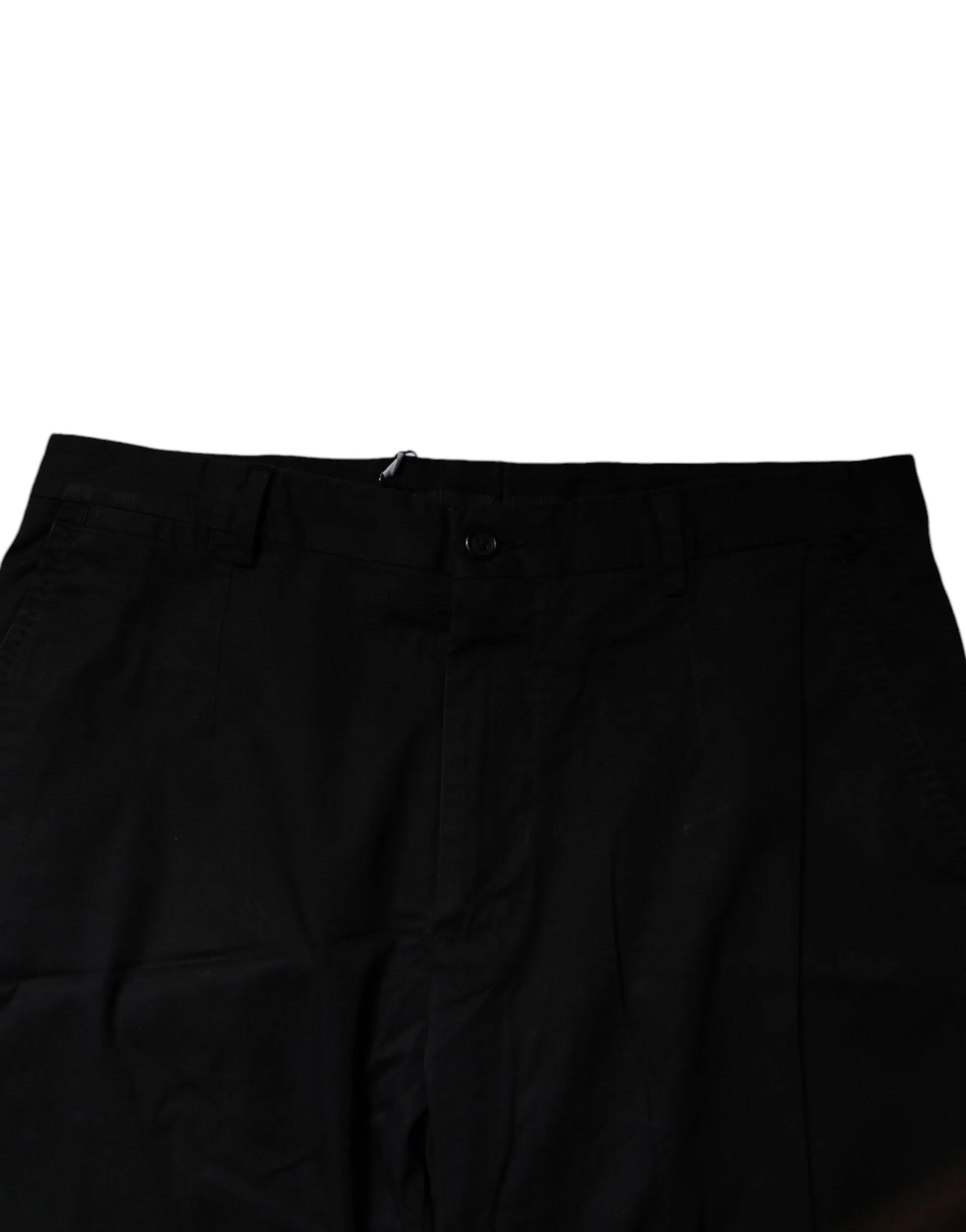 Black Cotton Stretch Skinny Dress Formal Pants