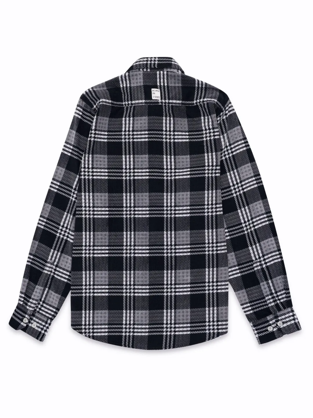Black Flannel Corduroy Shirt