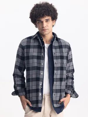 Black Flannel Corduroy Shirt