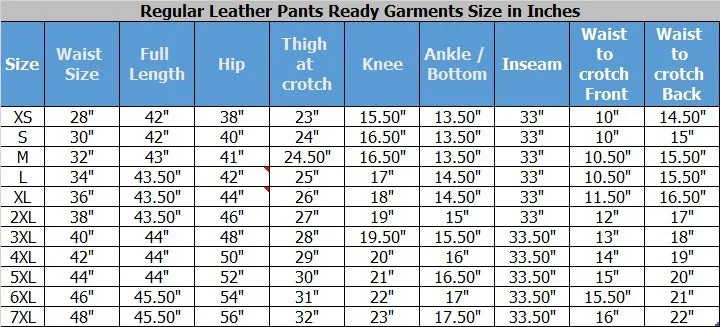 Black Leather Cargo Pants