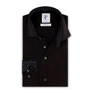 Black non-iron cotton shirt