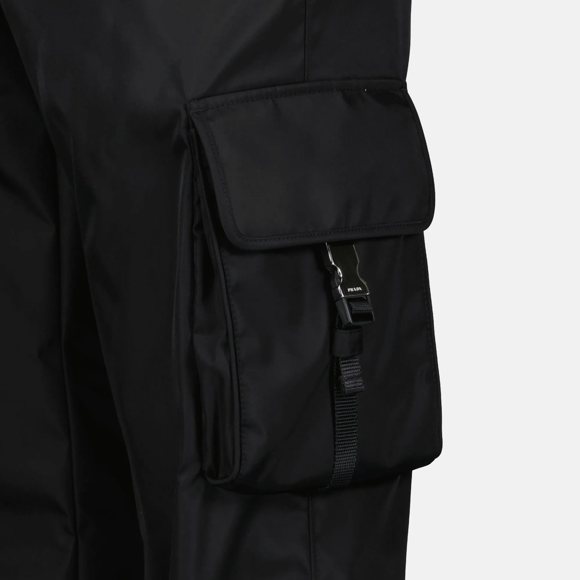 Black Recycled Cargo Pants
