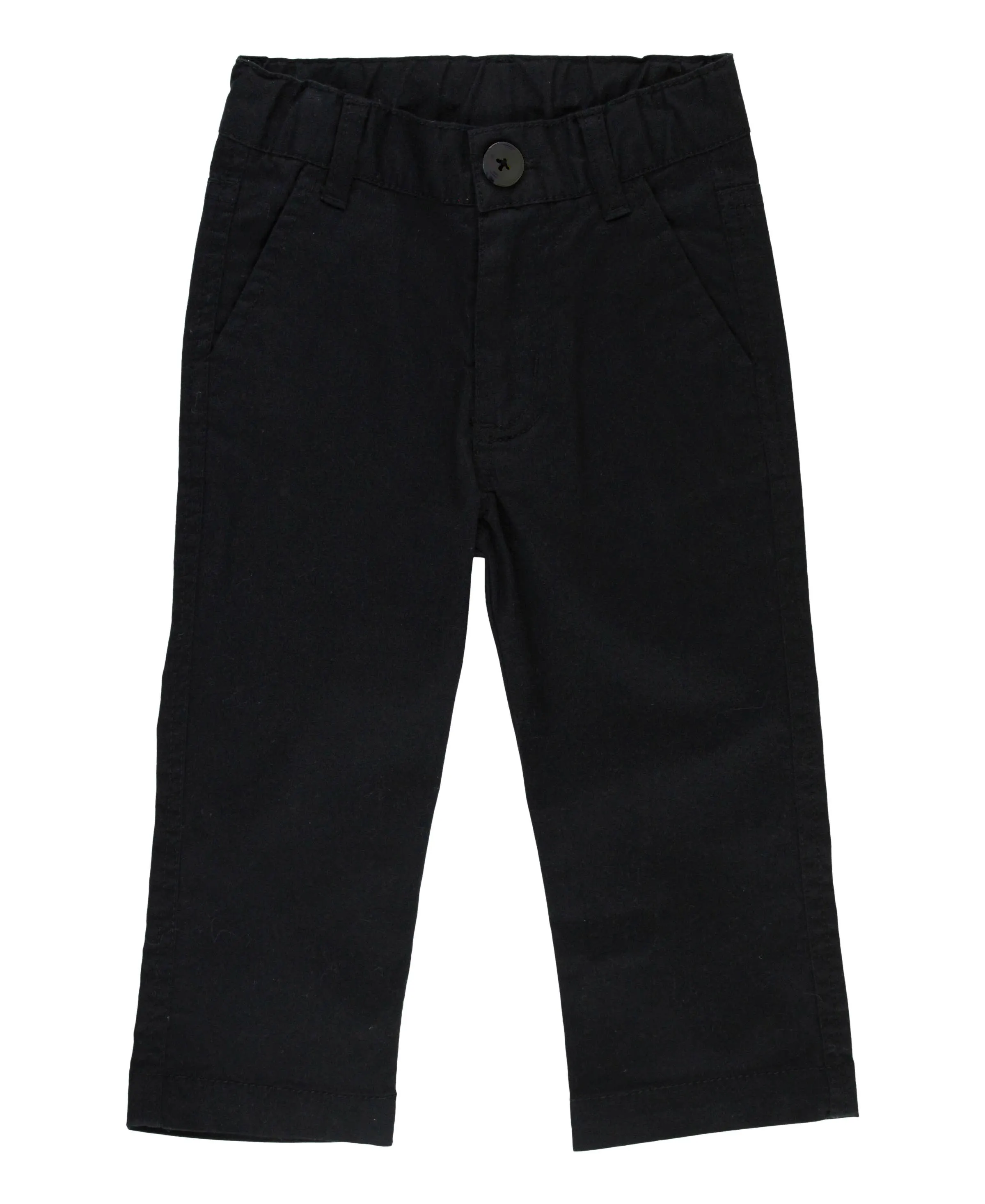 Black Stretch Chino Pants