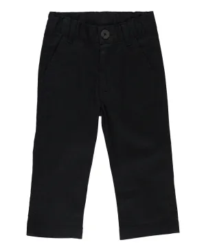 Black Stretch Chino Pants