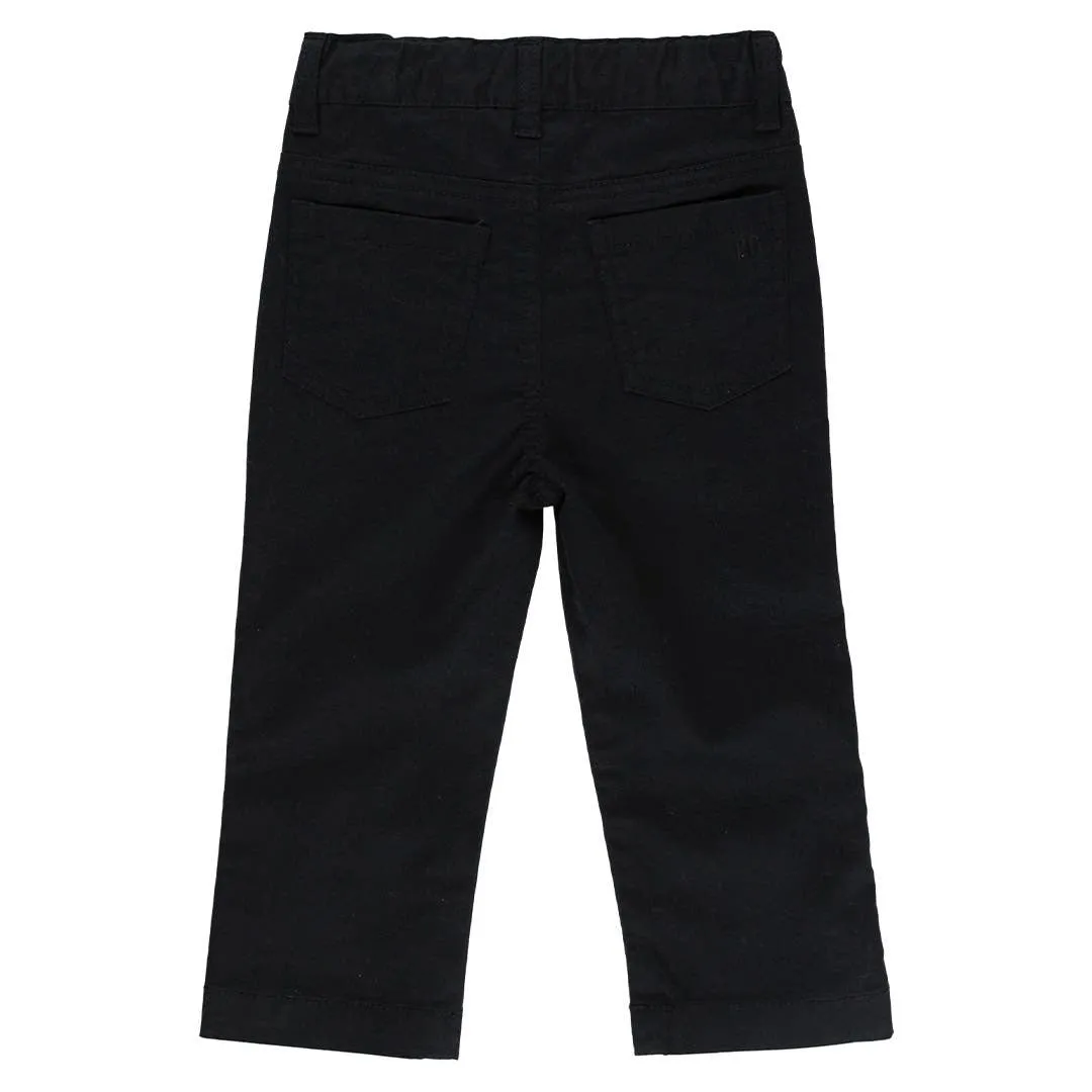 Black Stretch Chino Pants